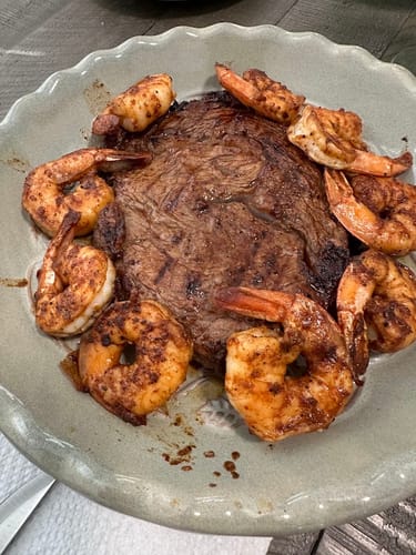 Customer photo review of USDA Choice Family Steak Pack