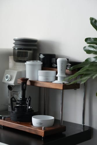 Customer photo review of Espresso White Tamper & Distributor