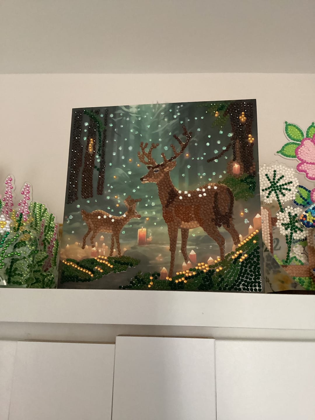 Customer photo review of "Enchanted Forest" Crystal Art Card 18x18cm