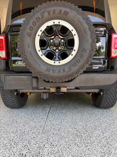 James H. review of Ford Bronco 2021+ Rear Tow Hitch w/ Shackle Tabs image 1 out of 2
