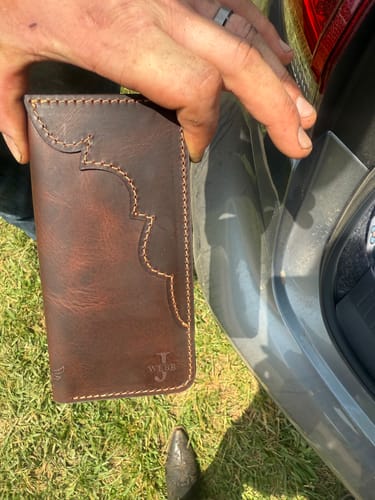 Customer photo review of Western Long Wallet