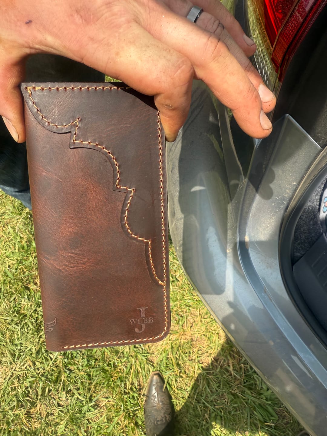 Customer photo review of Western Long Wallet
