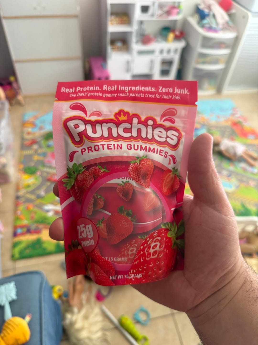 Customer photo review of Protein Gummies for Kids
