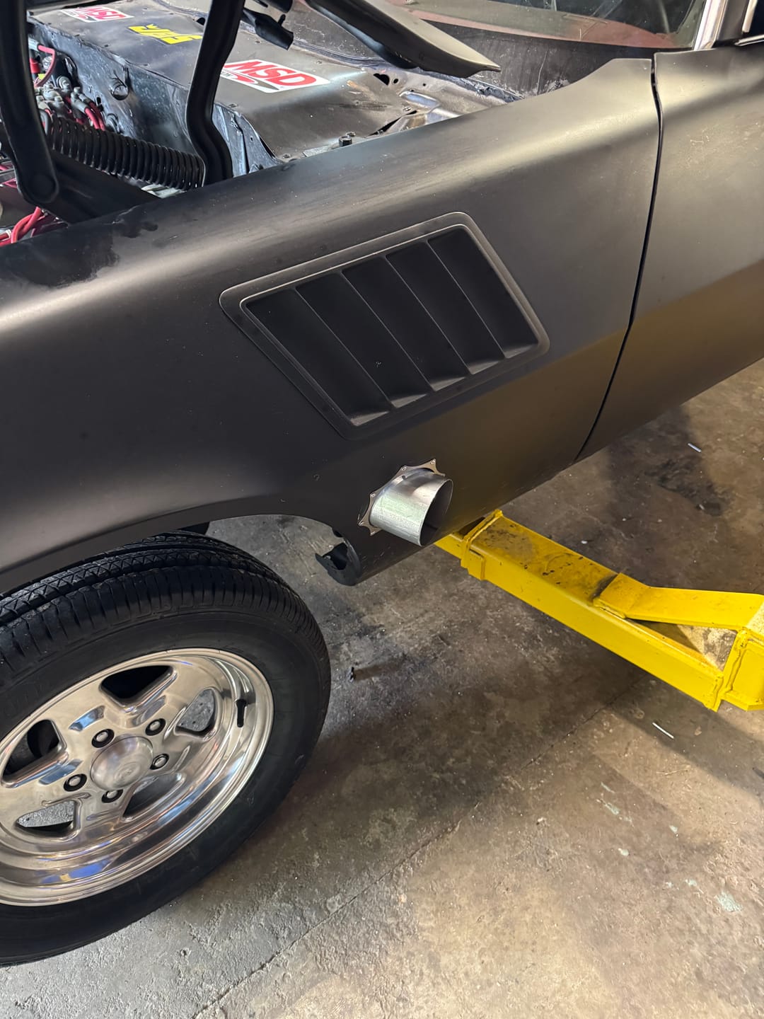 Customer photo review of Stainless Steel Exhaust Trim Ring (Single, 3"-5")