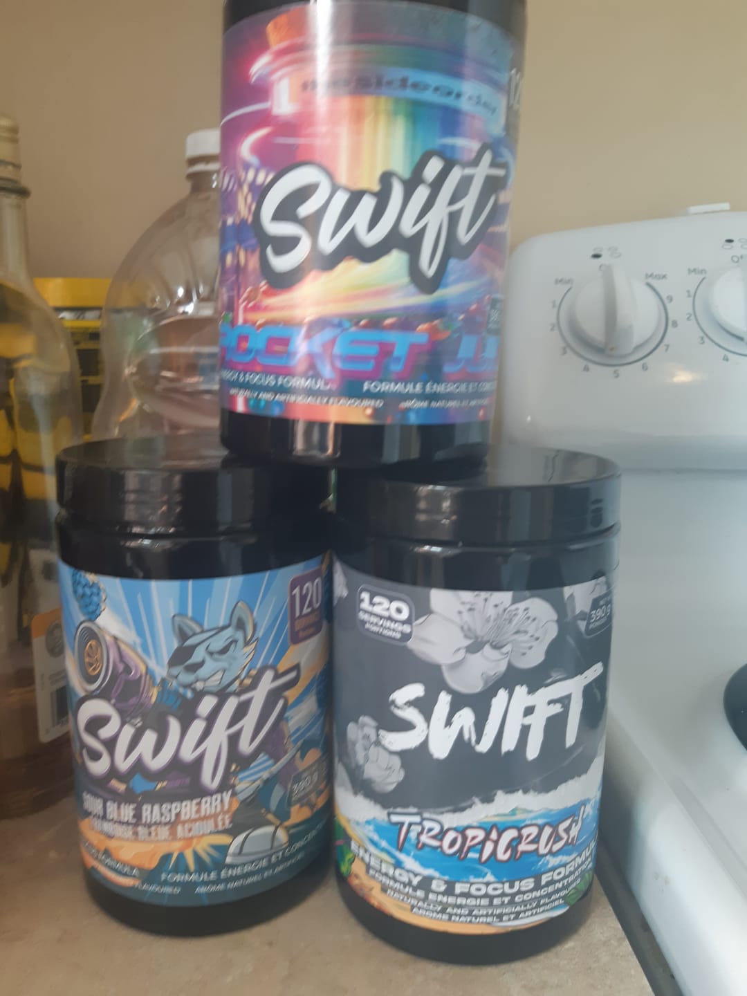 Customer photo review of Sour Blue Raspberry