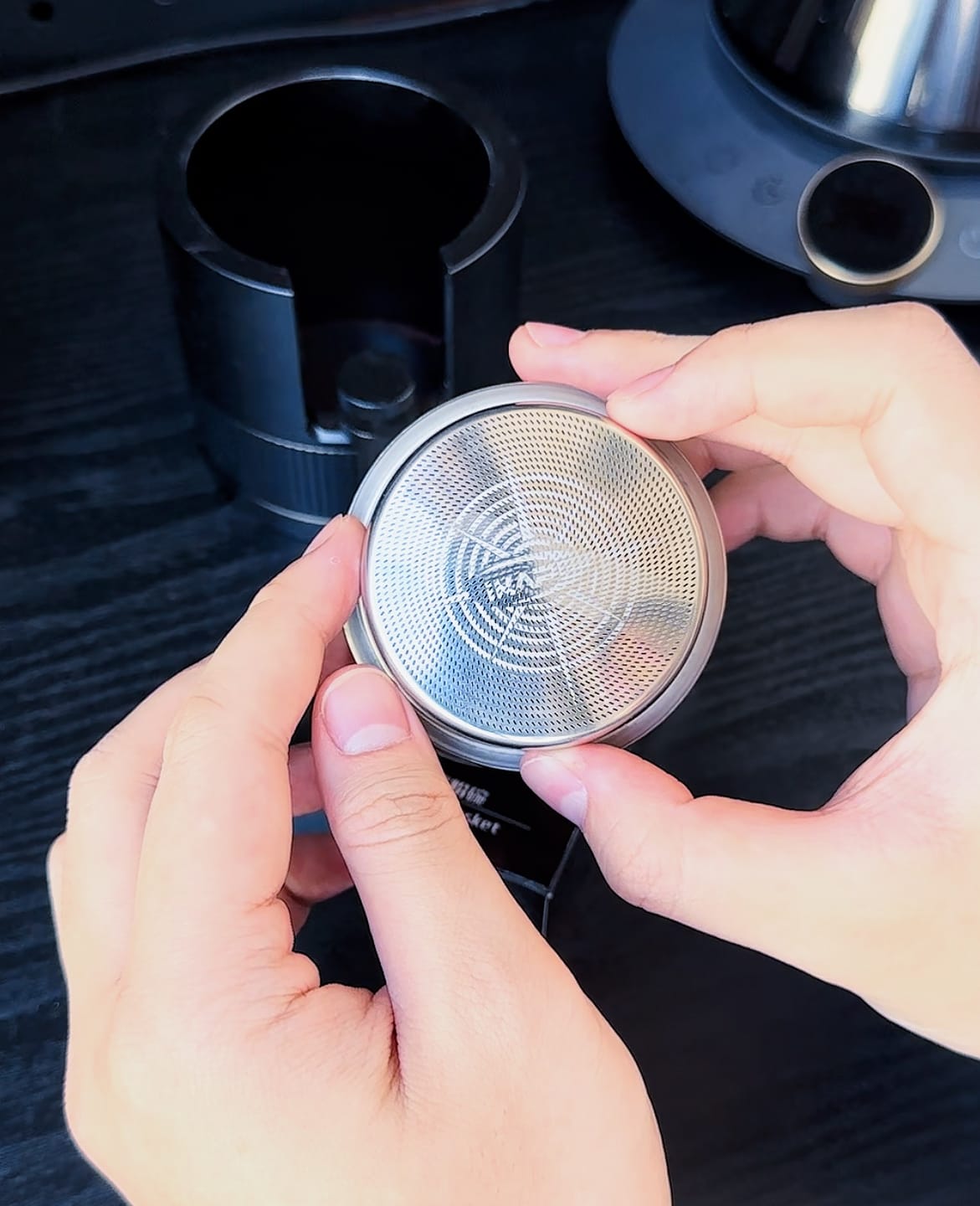 Customer photo review of Precision High-Extraction Basket Filter Matrix