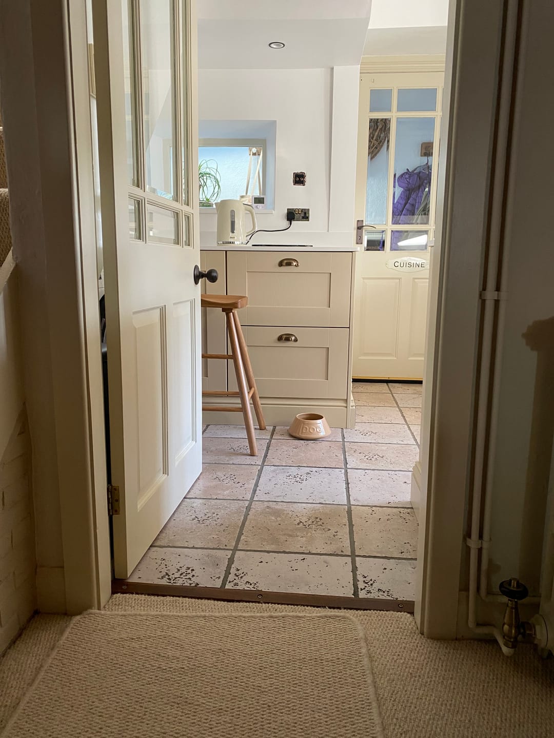 Customer photo review of Classic Aged Brass Cupboard Handles