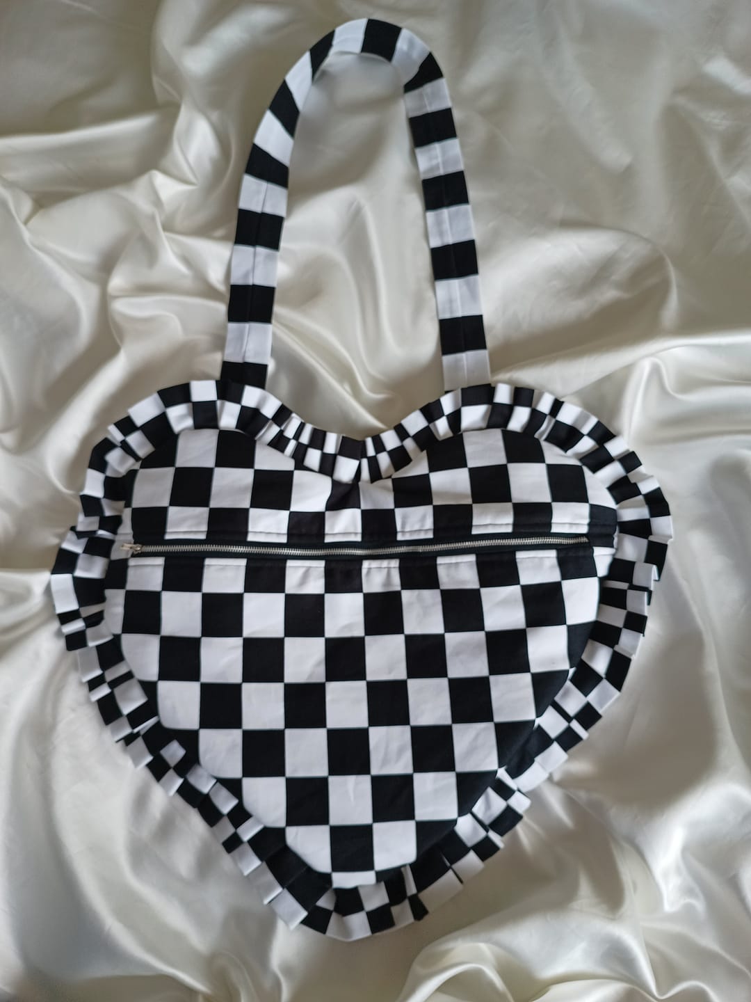 Customer photo review of Chef's Check Cotton Drill Fabric