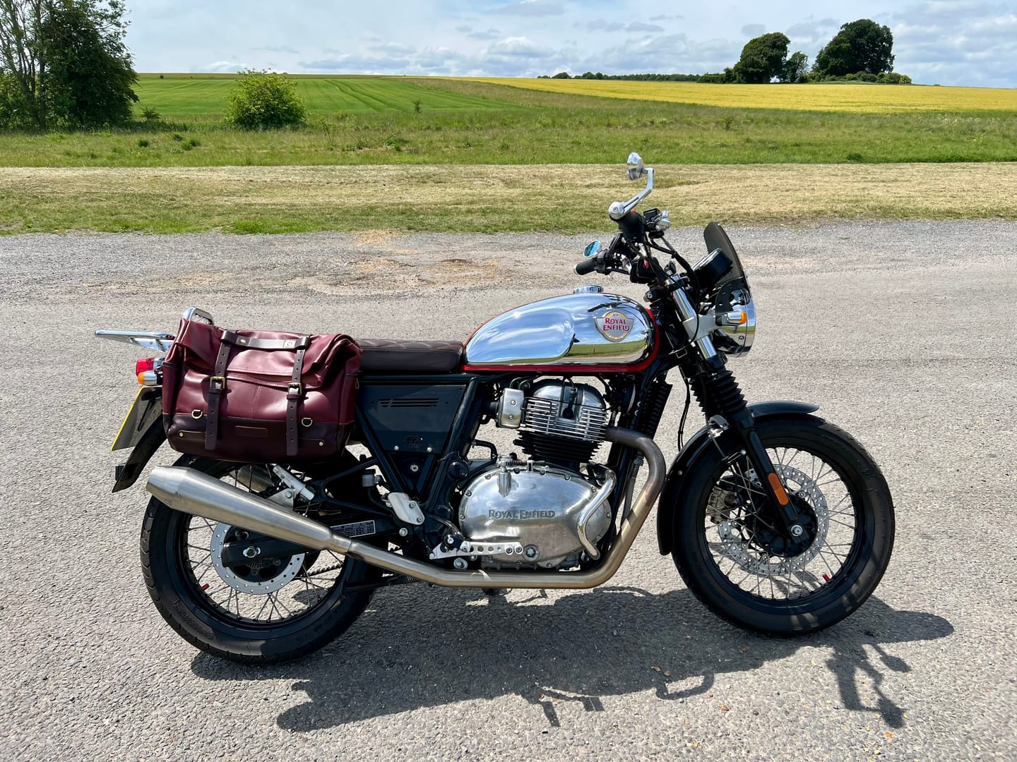 Customer photo review of outlaw saddlebag