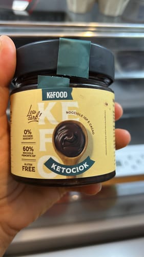 Customer photo review of KETOCIOK 250G CREMA SPALMABILE NOCCIOLE IGP E CACAO SENZA ZUCCHERO