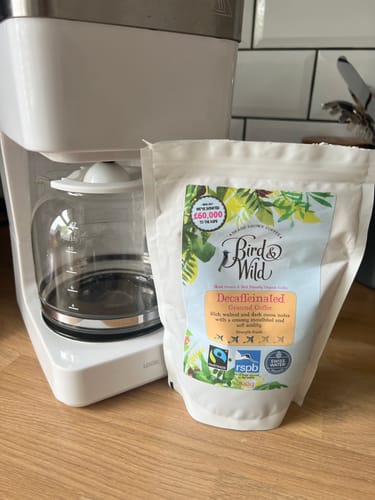 Customer photo review of Swiss Water Decaf Organic Coffee, Beans & Ground - 1kg, 200g