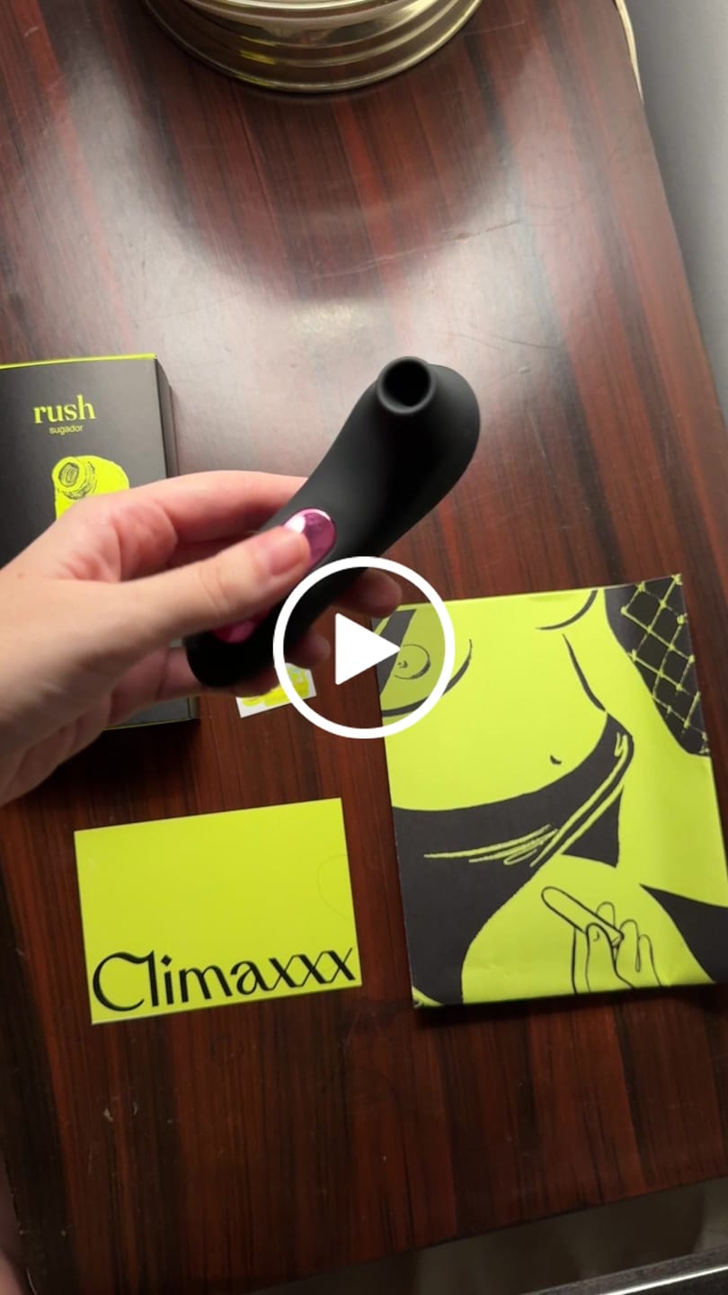 Customer video review of Sugador de Clitóris Rush CLMX
