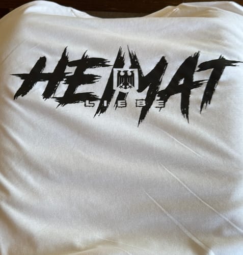 Customer photo review of Shirt - Heimatliebe - White