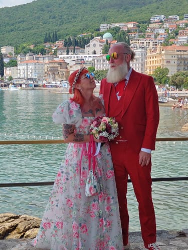 Customer photo review of Enchanted Elegance Rose Gown