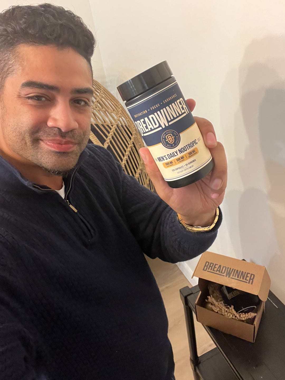 Customer photo review of Daily Nootropic for Men