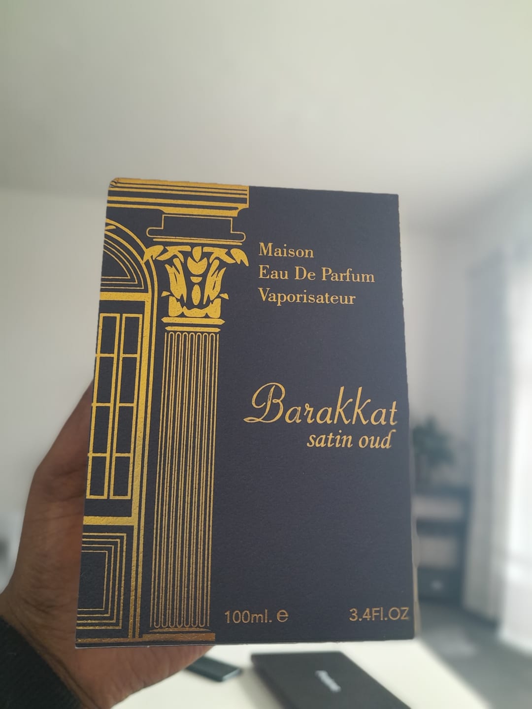 Customer photo review of Barakkat Satin Oud EDP 100ml