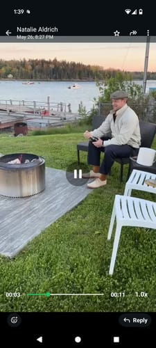 Customer photo review of Connery Cap Linen