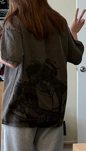 Customer photo review of ZORO ACID WASH TEE