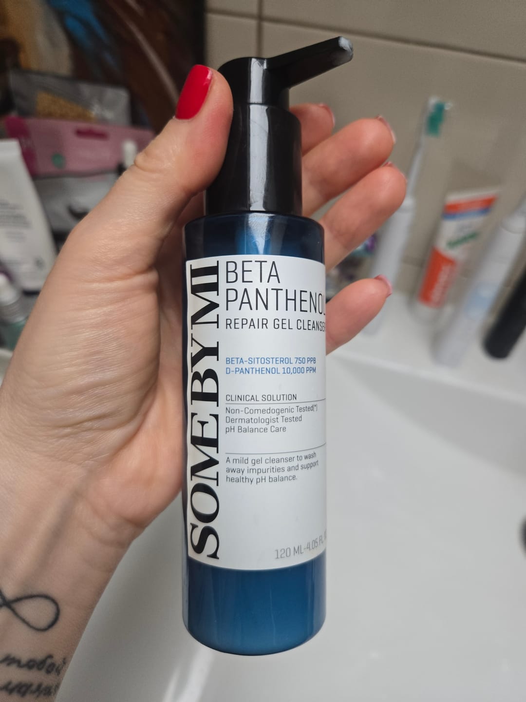 Customer photo review of Gels sejas mazgāšanai Some By Mi Beta Panthenol Repair Gel Cleanser