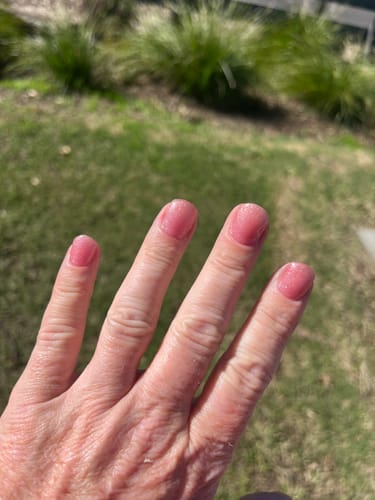 Customer photo review of Fairy Floss | Super Jellies DIY Hard Semi Cured Gel Nail Wraps