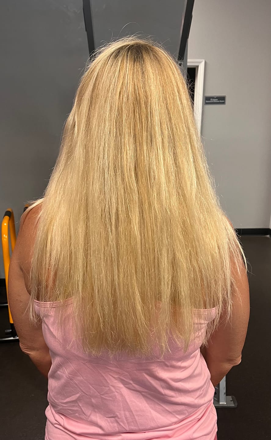 Customer photo review of 30 Day Hair Goals Supplement Bundle