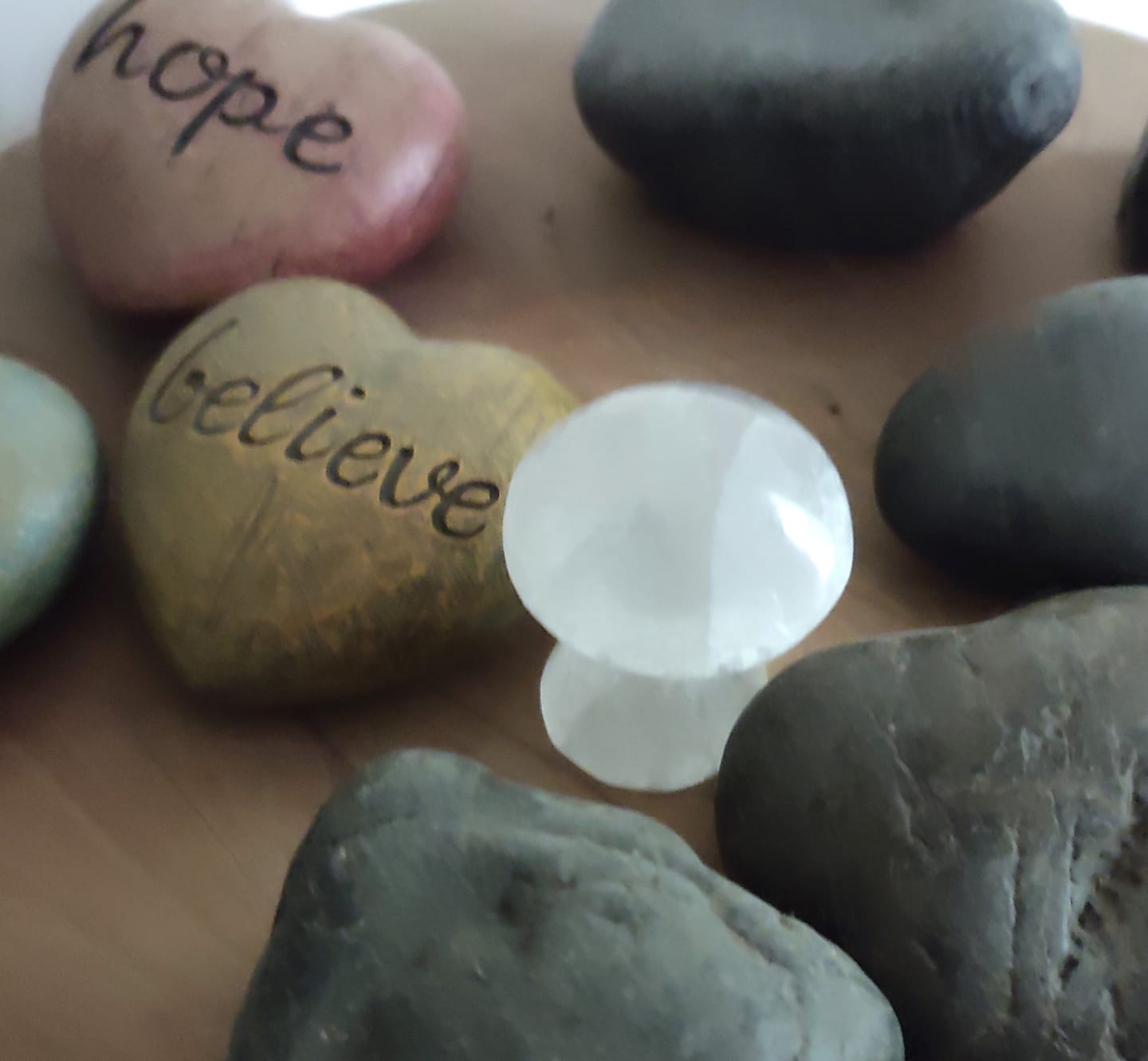 Customer photo review of 12 Natural Crystal Bracelets + Box