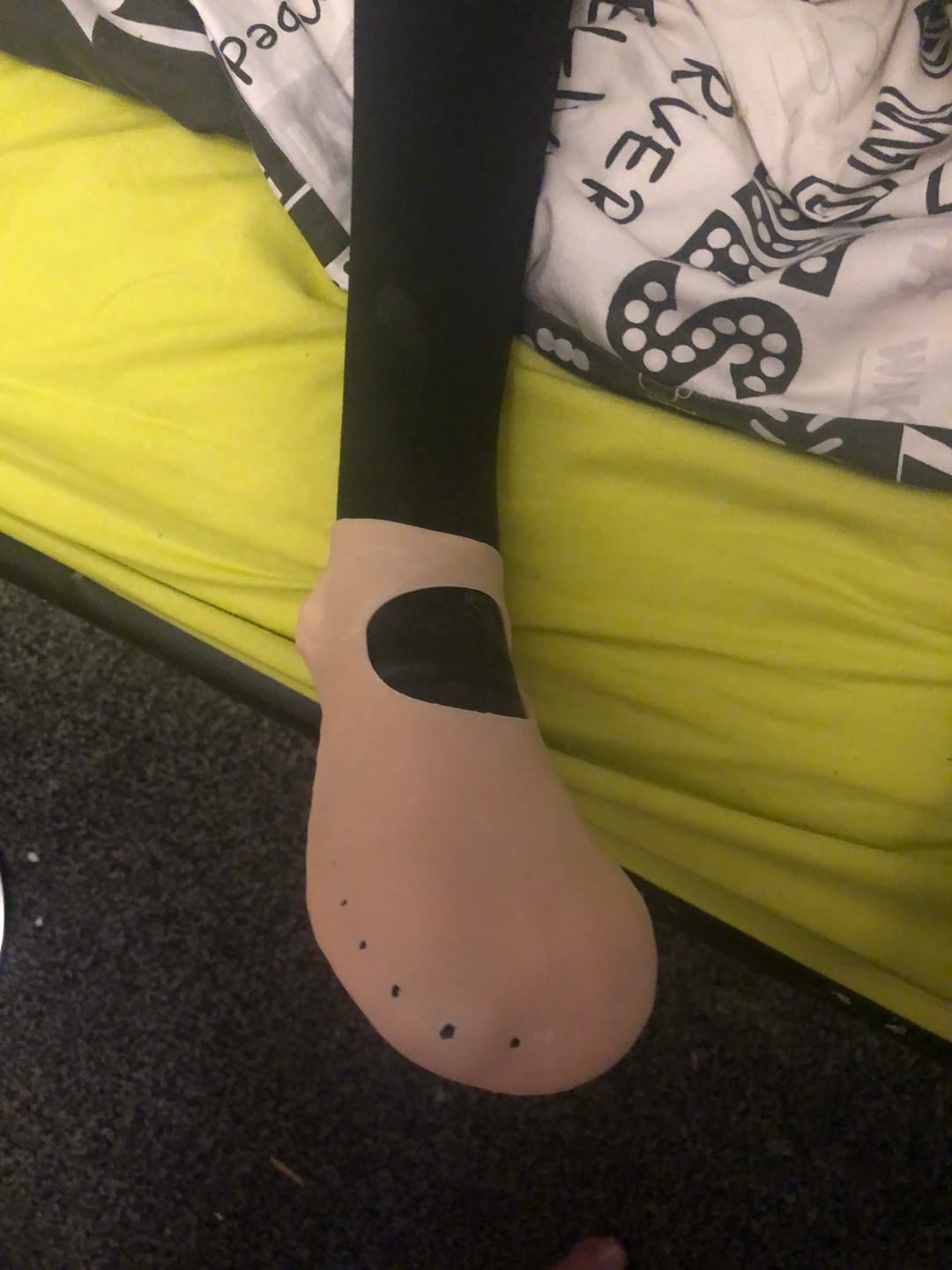 Customer photo review of Sex Doll Silicone Socks