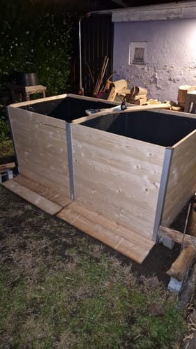 Customer photo review of 2m² Hochbeet ErnteMAXX in Rechteckform erhältlich in 3 Höhen