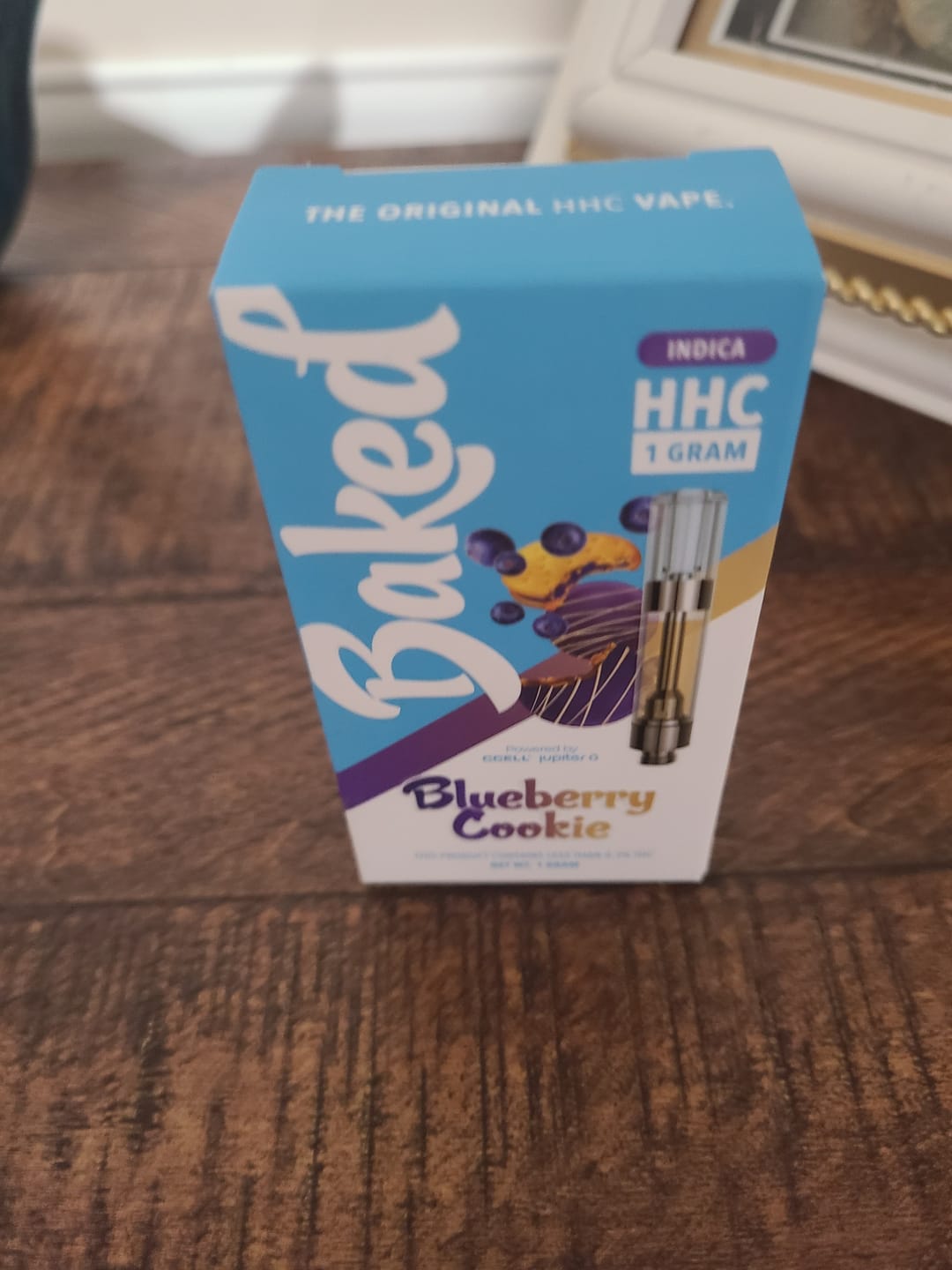 Customer photo review of 1 Gram HHC Vape Cartridge - Blueberry Cookie | Indica