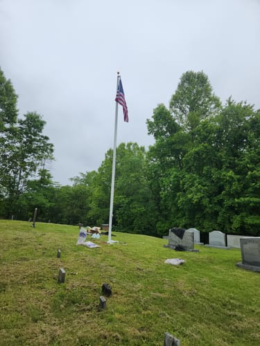 Customer photo review of Ultra Heavy Duty American Flag - 2-ply Polyester - Made In USA