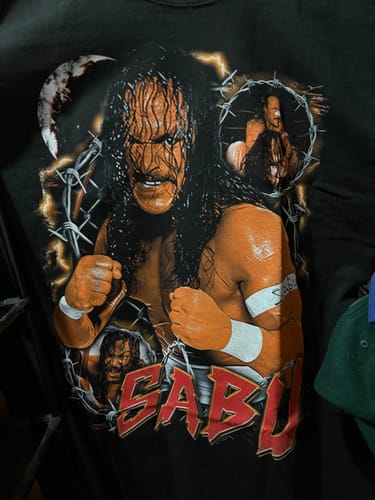 Customer photo review of "Sabu" R.I.P. Tribute T-Shirt