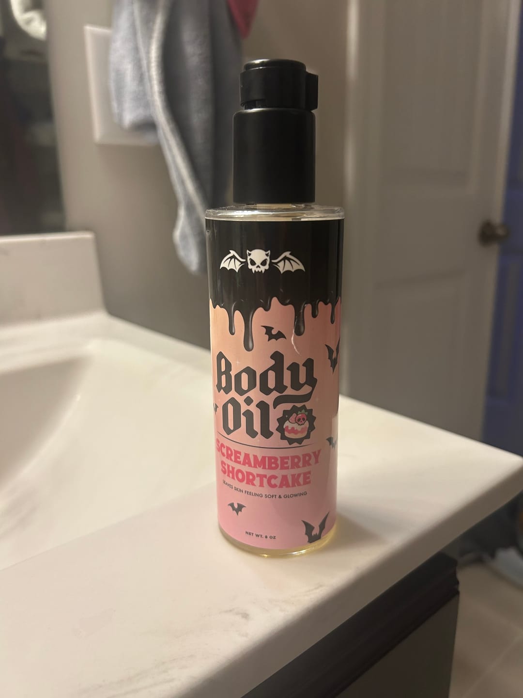 Customer photo review of Screamberry Shortcake Body Oil
