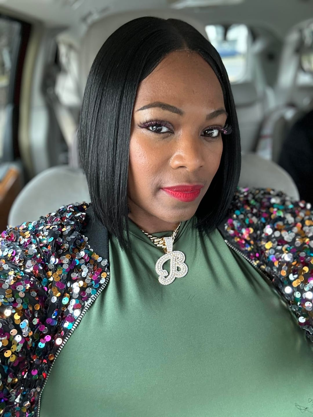 Customer photo review of LUXIIVA 2 PCS CUBAN LINK SET