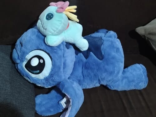 Customer photo review of Disney Stitch 53cm Lying Position Plush Toy
