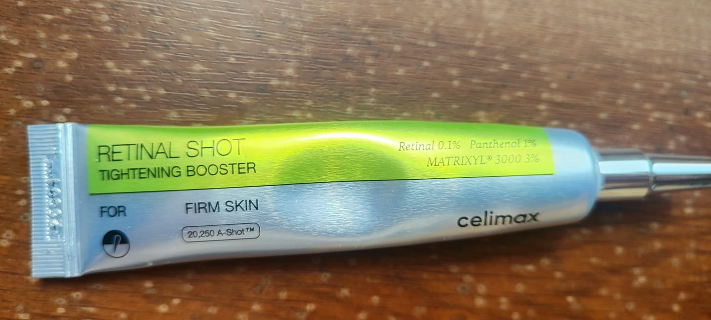 Customer photo review of Liftinga efektu piešķirošs krēms-būsteris ar retinālu Celimax THE -A Retinal Shot Tightening Booster