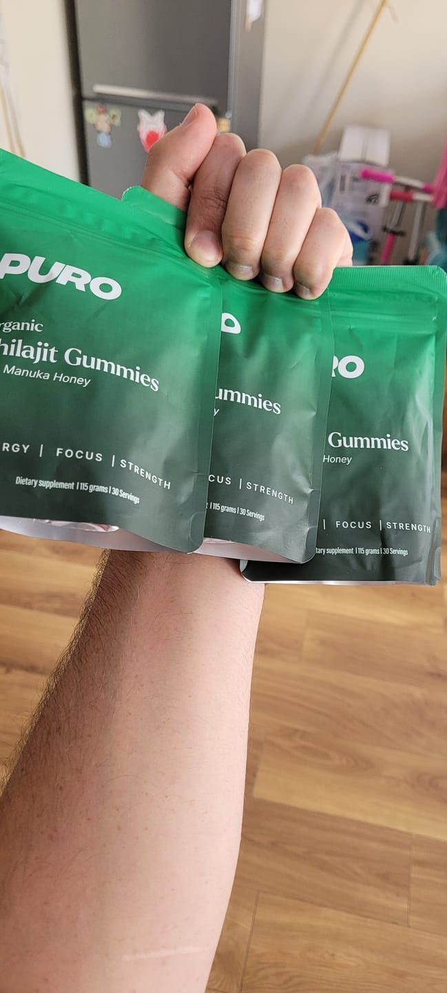 Customer photo review of Organic Shilajit Daily Gummies