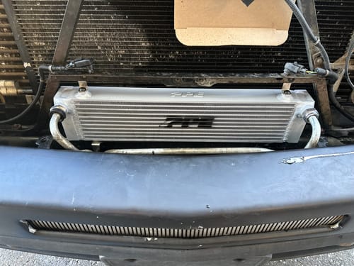 Customer photo review of 2006-2019 Duramax Transmission Cooler Bar And Plate (124062106)