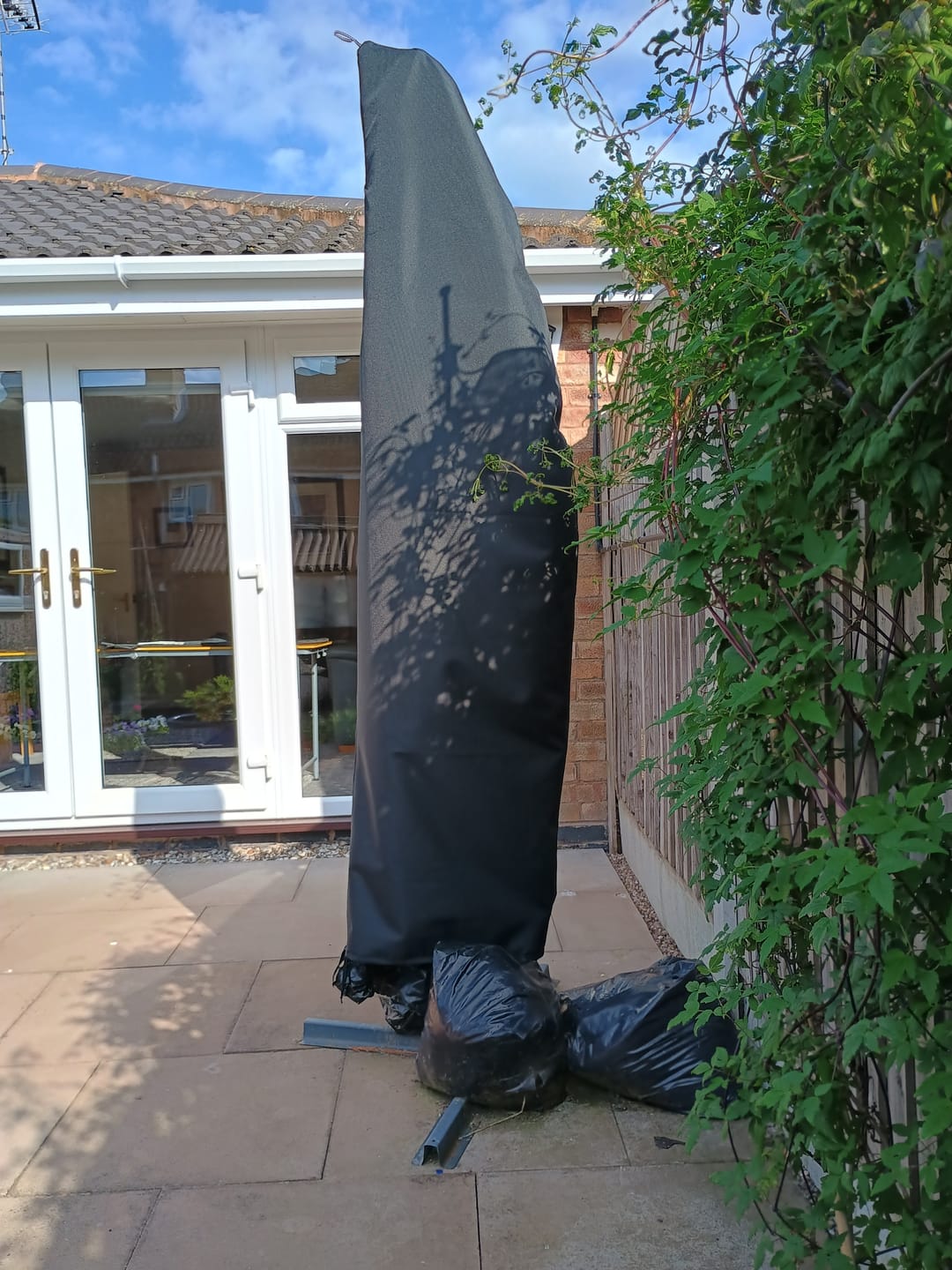 Customer photo review of Melange Water Repellent PU Coated Fabric