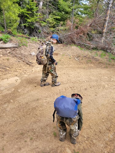 Customer photo review of Youth Possum Kingdom Cotton Bib