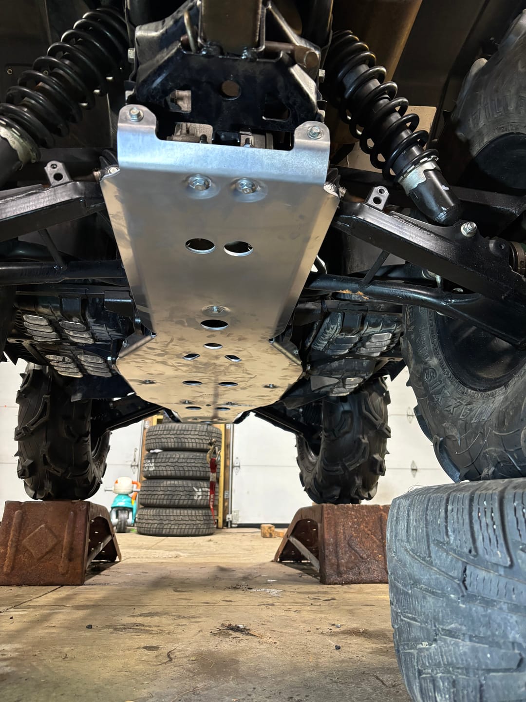 Customer photo review of Full Frame Skid Plate Kit — Suzuki KingQuad 450/500/700/750 (2005+)
