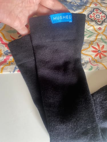 Customer photo review of Performance Eucalyptus Compression Socks