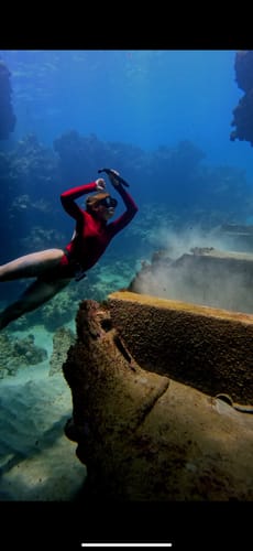 Customer photo review of Luna Long Sleeve Swimwear