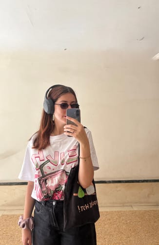 Customer photo review of Strawberry Milk T-Shirt