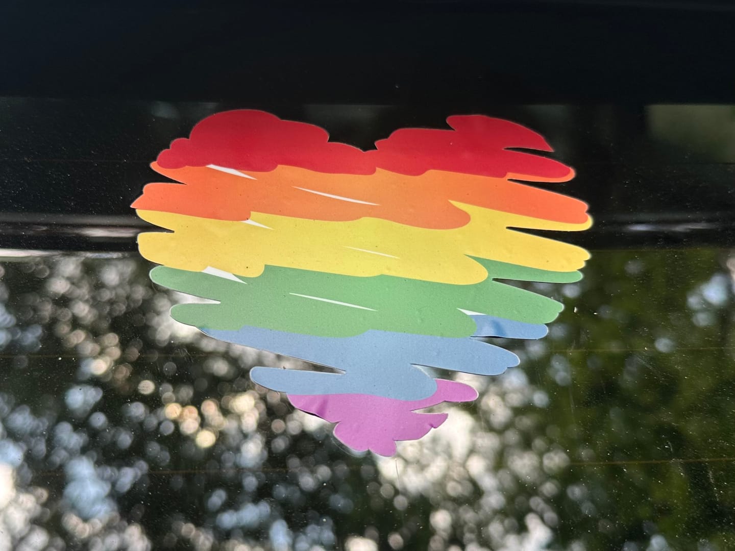 Customer photo review of Heart Decal
