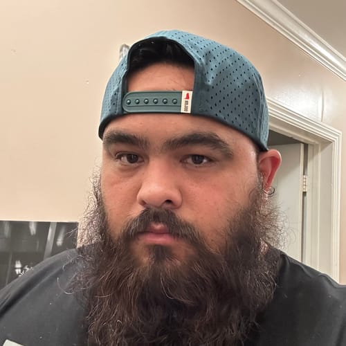 Customer photo review of Big Flat Bill Structured Watersport Hat