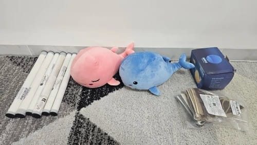 Customer photo review of Whale LED USB Rechargeable Silicone Night Light
