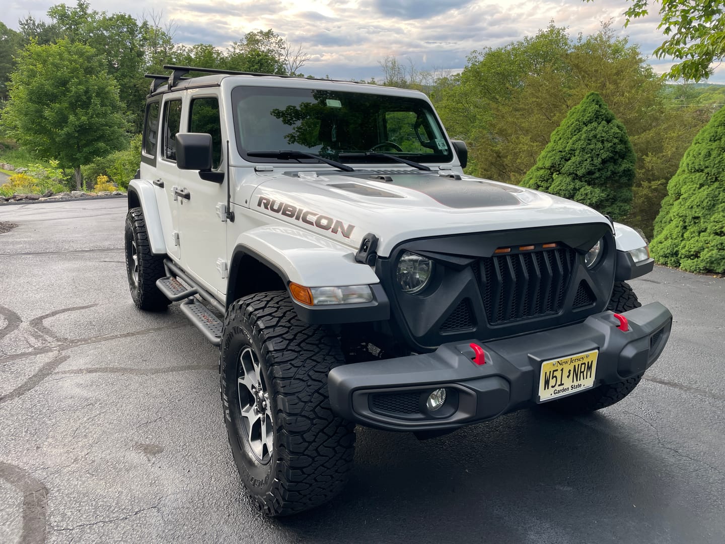 Customer photo review of Hood Graphic for RUBICON | Black Topo - fits Wrangler JL & Gladiator JT