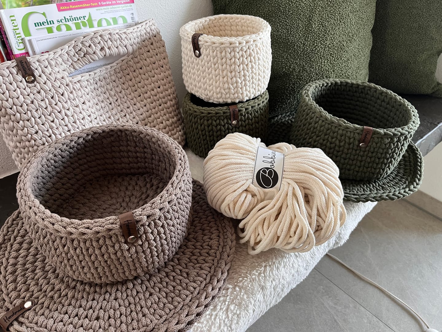 Customer photo review of Label-Set "Made with Love" - Label aus Kunstleder - SLC001