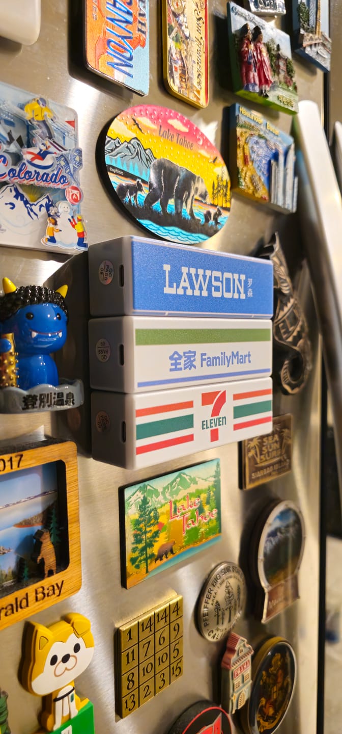 Customer photo review of Konbini LightBox Magnets