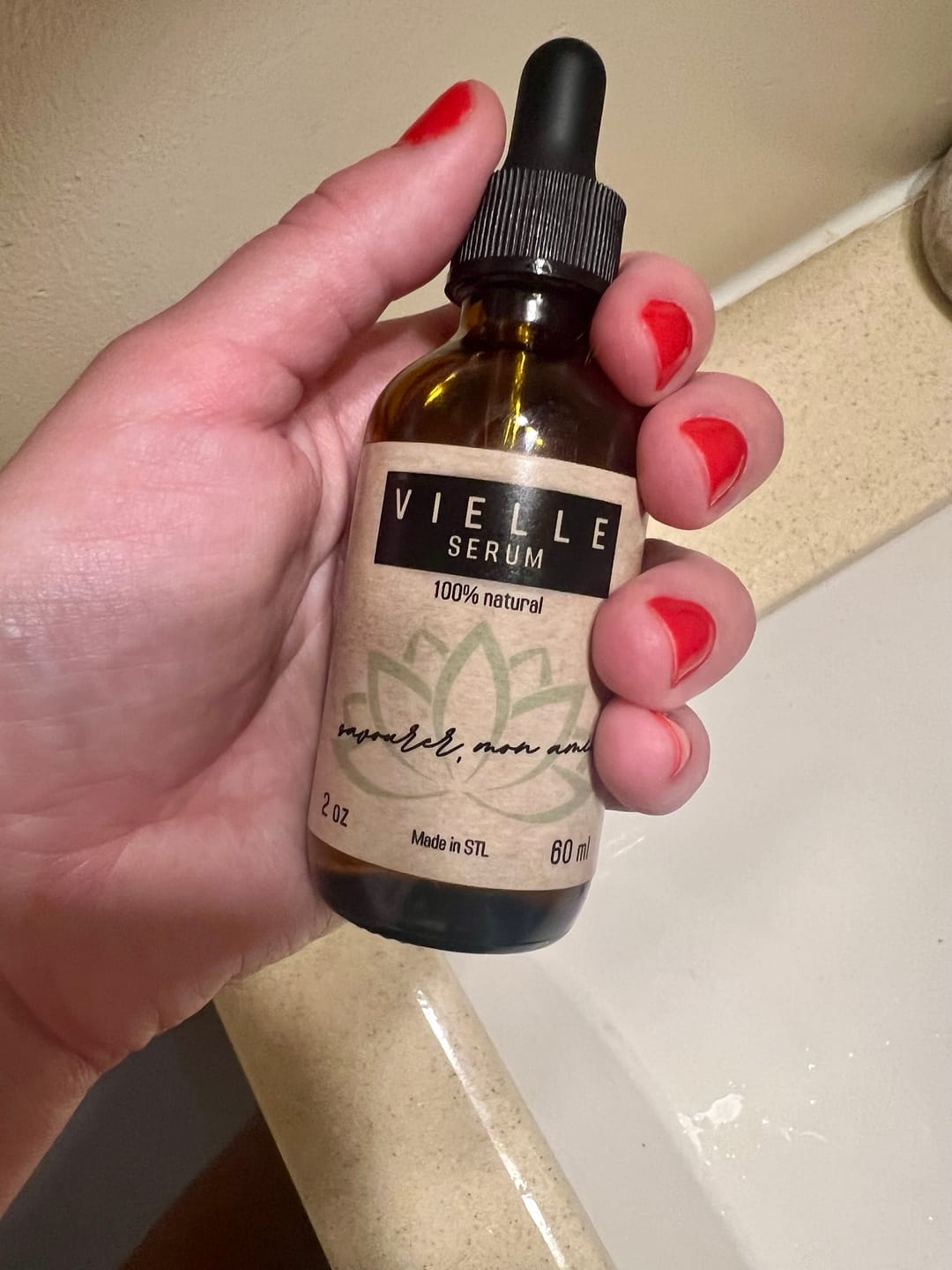 Customer photo review of Vielle Serum: Signature Formula
